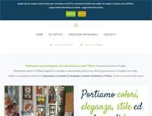 Tablet Screenshot of glassarttiffany.com